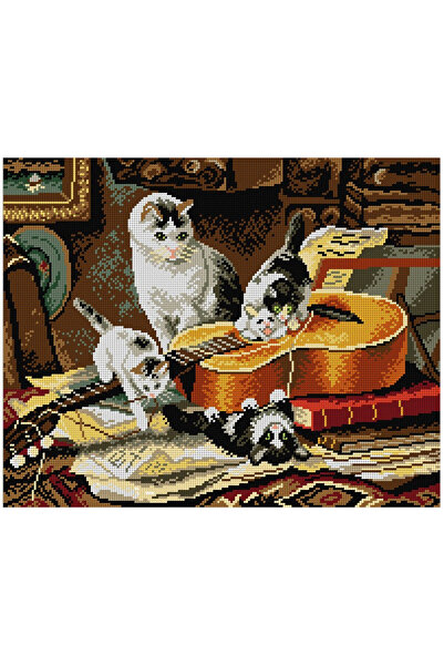 Orchidea Tapiserie imprimată Pisici 1903 40*50 cm
