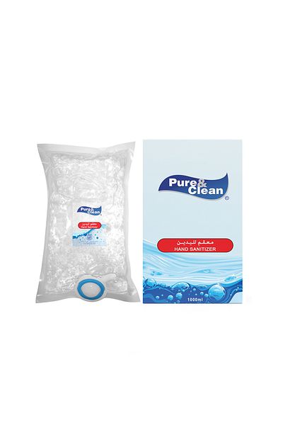 ALKHURAIJI Pure & Clean Instant Hand Sanitizer 1L Sachet