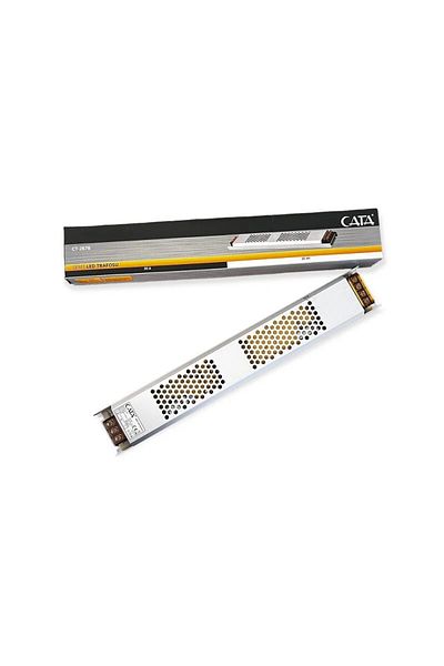 Cata Ct-2678 360W 30 Ampere Adapter Super Slim Strip Led Transformer with Terminal Block