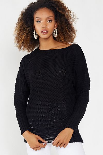 Hopoi Pulover casual pentru femei Honeycomb Knit