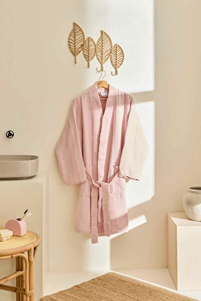 Kaşmir Home Zoe Muslin Bathrobe Rose S-M