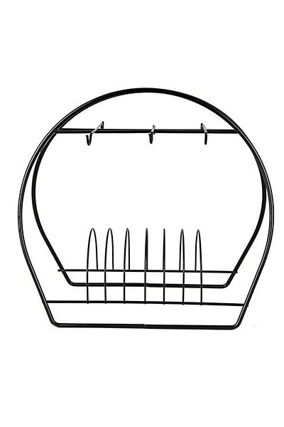 KapKacakAl Black Metal Stylish Cup Hanger with 6 Hooks Cup Stand Coffee Cup Stand Cup Holder