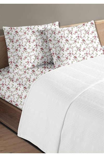 Evim 100% Cotton Exclusive White Single Pique Set 160 X 230 cm