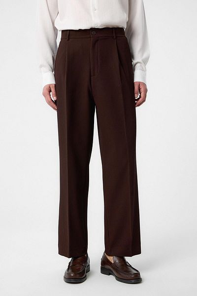 Antioch Brown Baggy Corduroy Men's Trousers