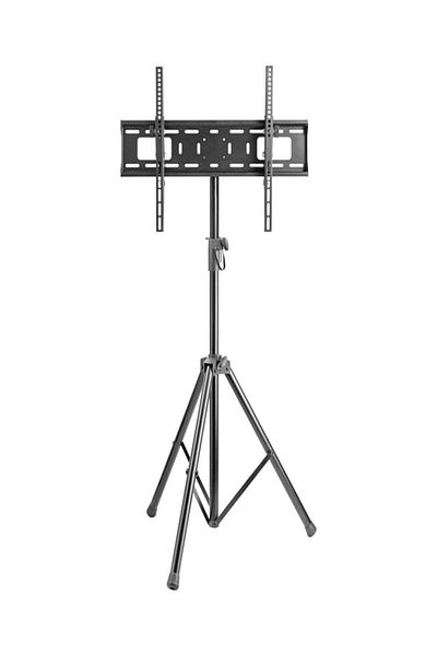 micasa Sturdy Steel and Plastic Tilting TV Mount with Adjustable Portable Tripod Stand