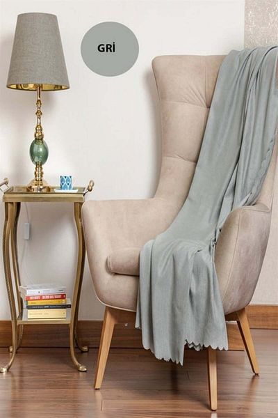 Hig Store Chenille Fabric Plain Pattern Double Sided Sofa Cover / Sofa Bed Cover 175 X 215 Size
