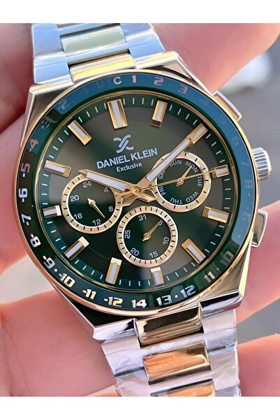 Daniel Klein İç Fonksiyonları Aktif 30 Mt Suya Dayanıklı 2 Yıl Garantili Erkek Kol Saati FG.13522.10