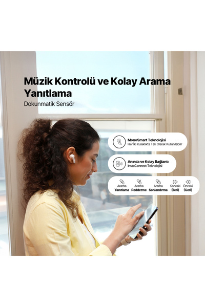 Ttec AirBeat Nova Gerçek Kablosuz TWS Bluetooth Kulaklık- 2KM163