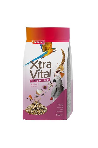 Beaphar Xtravital Parrot Complete Bird Food - 1kg