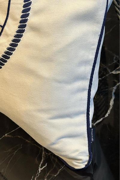 Çeyiz Diyarı Husa de perna din in brodat Sailor Lux 45x45 cm