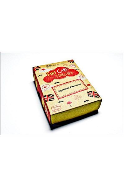 Creativo Fun card English, Prepositions, prepositions