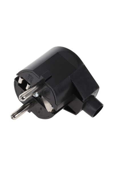 Lechpol WT-20 Negru 90 °   Ștecher Schuko