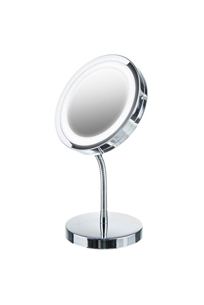 adler AD 2159 Καθρέφτης μακιγιάζ LED με 3x μεγέθυνση και ρυθμιζόμενη γωνία