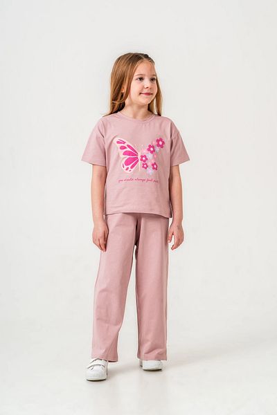 My Hanne Butterfly Printed Girl's Suit 034