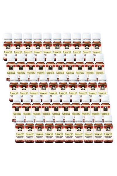 KingAroma Pack of 50 aromatherapy scented oils, Tuberose, Kingaroma, 10 ml