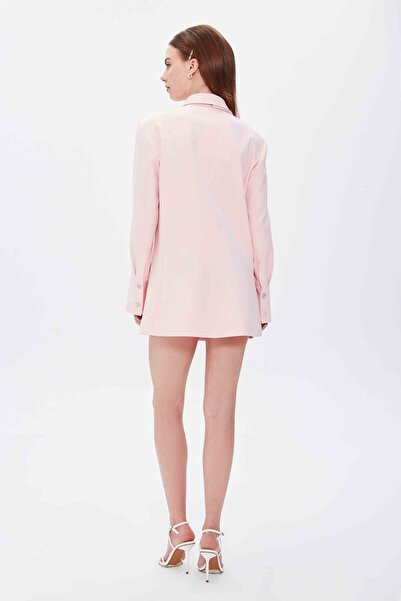 gold fairy ASYMETRIC TASARIM BLAZER CEKET ELBİSE