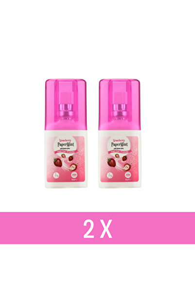 PaperMints رذاذ حلوى النعناع الورقية بنكهة الفراولة | عبوة من قطعتين