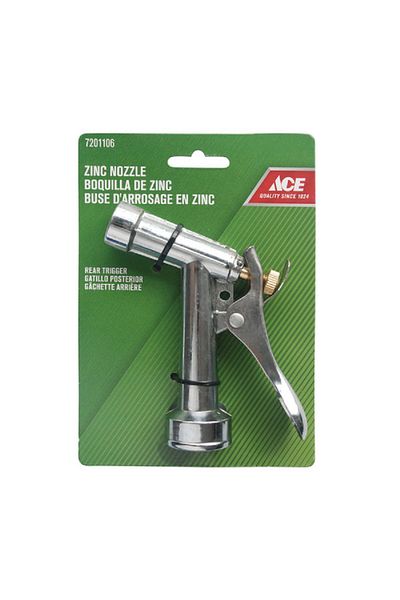 ACE Die-Cast Zinc Rear Trigger Operation Nozzle Silver