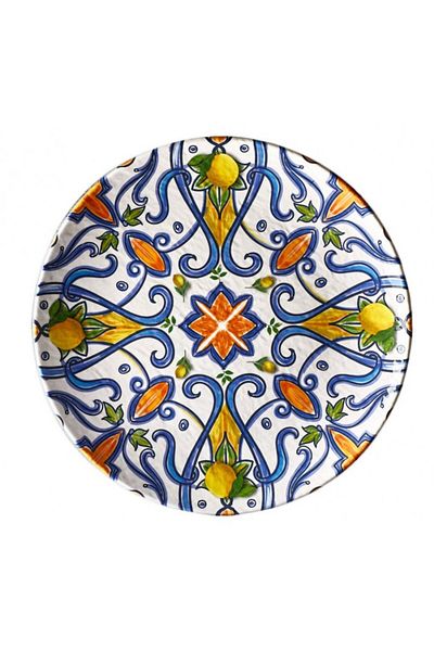 Raki Round melamine platter CULINARO GENOVA 40xh3.9cm