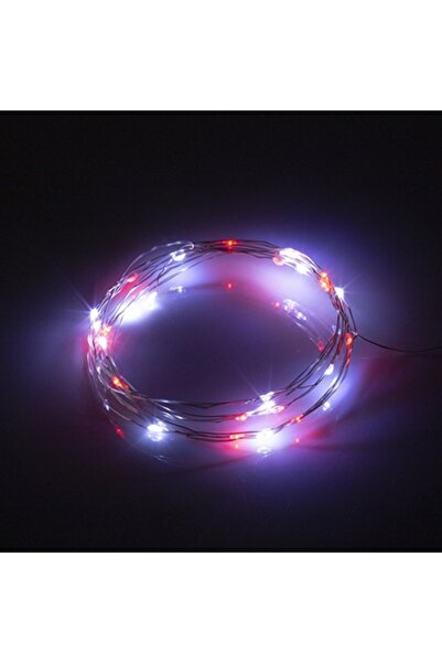 Retlux Νάνο 100 LED Εορταστικά Φωτάκια, Κόκκινο/Λευκό, 7,4μ, IP44, Χρονοδιακό...