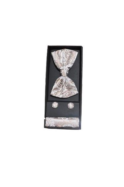 OEM Men's Bow Tie/Handkerchief/Button Set