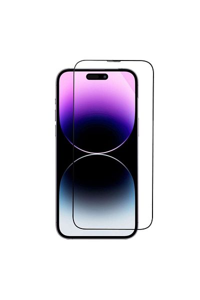 Cellara CELLARA 3D FULL COVER GLASS SCREEN PROTECTION FILM FOR IPHONE 15 - BLACK