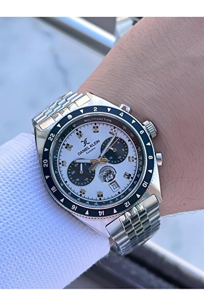 Daniel Klein Men's Wristwatch Fg.13994.4 with Inner Functions Active 30 Mt Water Resistant 2 Years Warranty