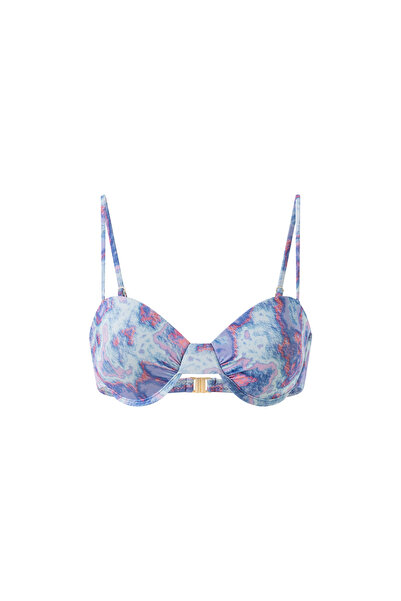 NARC Tulum Lilac kaplı bikini üst