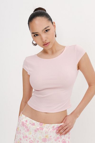 Addax Back Low-Cut Basic T-Shirt P1745-İ13