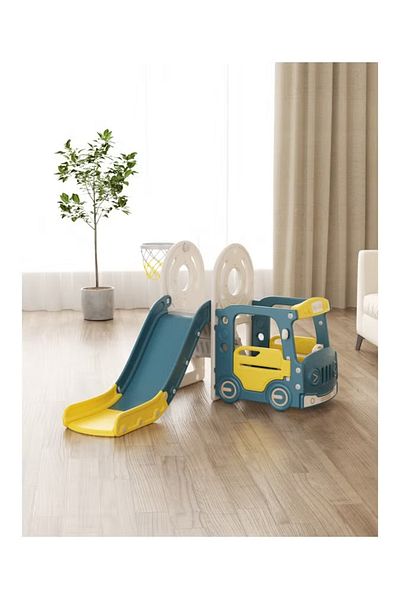 FULLJOY Slide with car and basketball 3*1