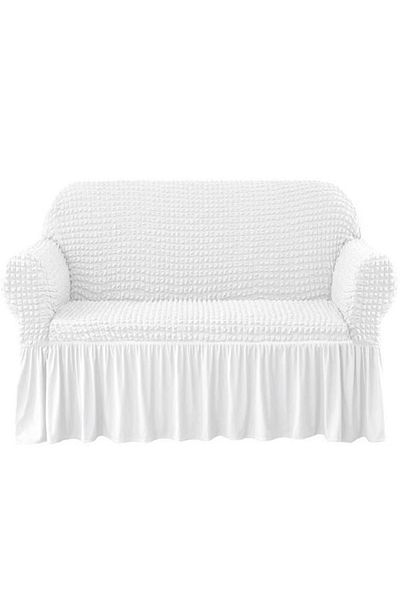 rexa Fabienne 2 Seater Sofa Cover (White)