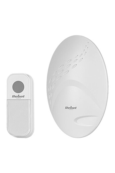 Rebel Sonerie wireless ovală cu telecomandă, rază de acțiune de 80m, baterii ...