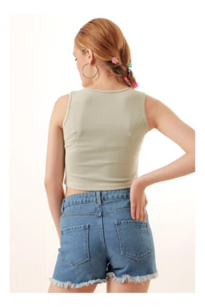 Generic Mint Green Crop Top