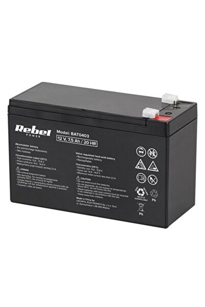 Rebel ACUMULATOR STATIONAR SLA 12V 7.5AH