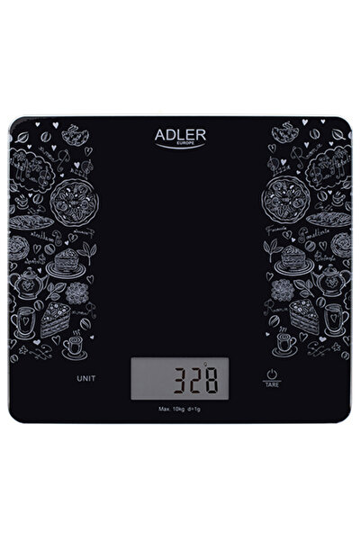 adler AD 3171 Cântar de bucătărie digital 10 kg cu platformă de sticlă