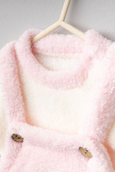 Teddy Pie Cute Lamb Patterned Wellsoft Salopet Jumpsuit