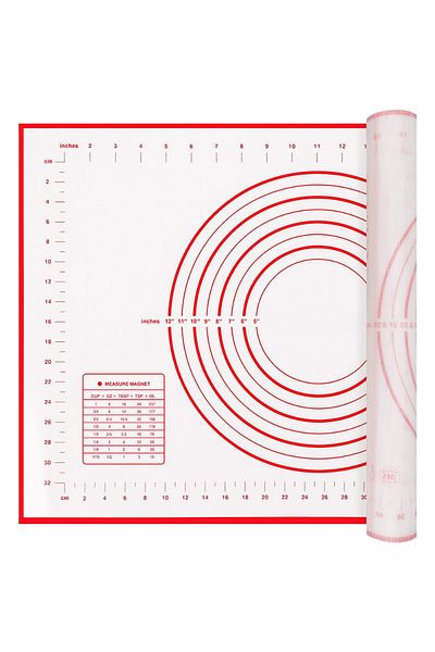Bukate Silicone Dough Sheet, Bucate, For Rolling Out Dough, 60x40 cm, White