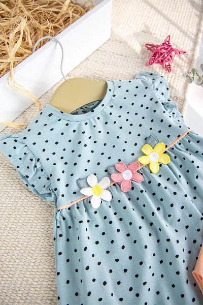 Babymod Floral Summer Double Girl's Suit with Leggings