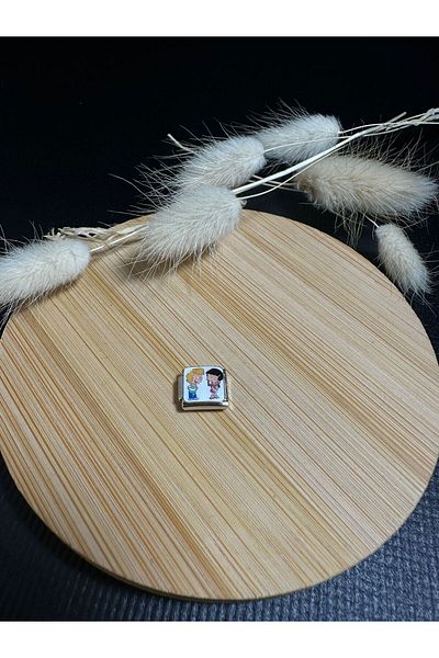 Mutenaura Stainless Steel Nomination Charm