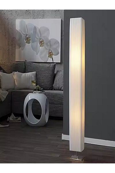 micasa E27 LED Modern and Minimalist Style Indoor PE Shade Floor Standing Lamp