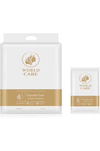 WORLD CARE World Care Paper Disposable Towels 100 x 50 Pieces
