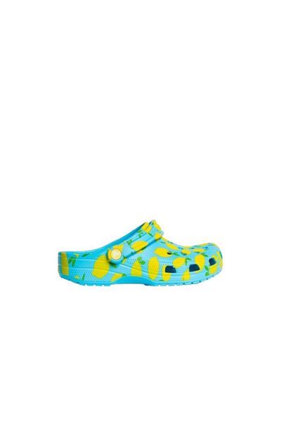 Crocs Classic Fresh Fruits Clog 211008-4wd Unisex Μπλε σανδάλια & παντόφλες