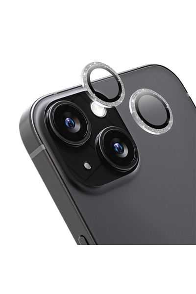 Cellara CELLARA CAMERA FILM SET FOR IPHONE 16/16 PLUS GLITTER - SILVER