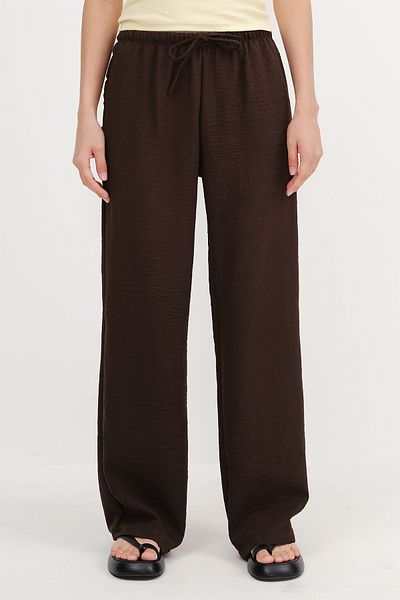 Addax Tie Wide Leg Trousers Pn16599-J12
