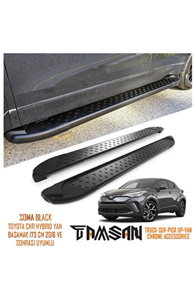 TAMSAN TOYOTA CHR HYBRID SOMA MODEL YAN BASAMAK SİYAH 173 CM 2016 VE SONRASI ...