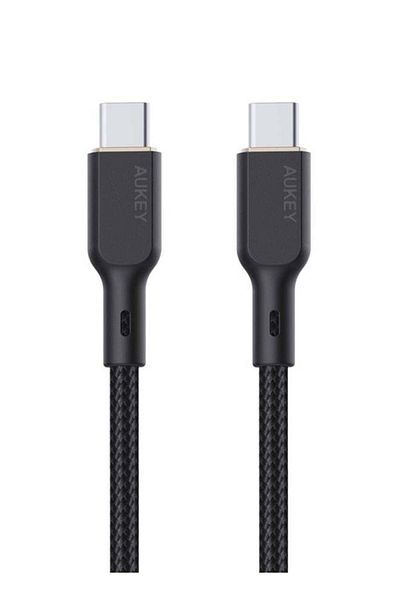 AUKEY كابل USB-A إلى Lightning، كابل شحن سريع مضفر من النايلون، معتمد من MFi، لأجهزة iPhone 14/14 Plus