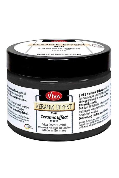 Viva Decor Ceramic Effect Paste, 150ml Black