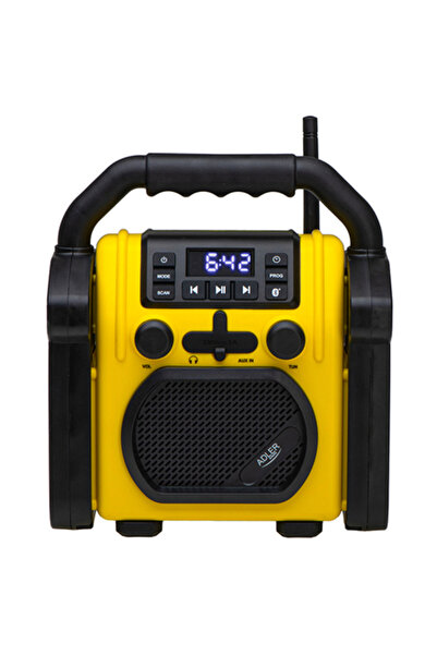 adler Radio portabil IPX54 BT, AUX AD 1911