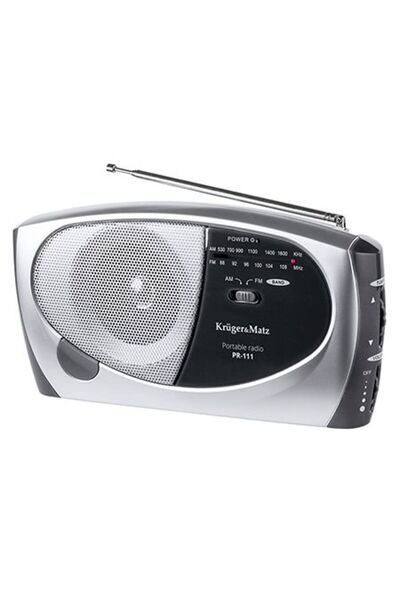 Kruger&Matz PR-111 AM/FM Portable Radio with Telescopic Antenna and Headphone...