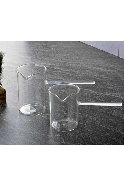 KIZILELMADA وعاء قهوة زجاجي من بوريكس 400 مل